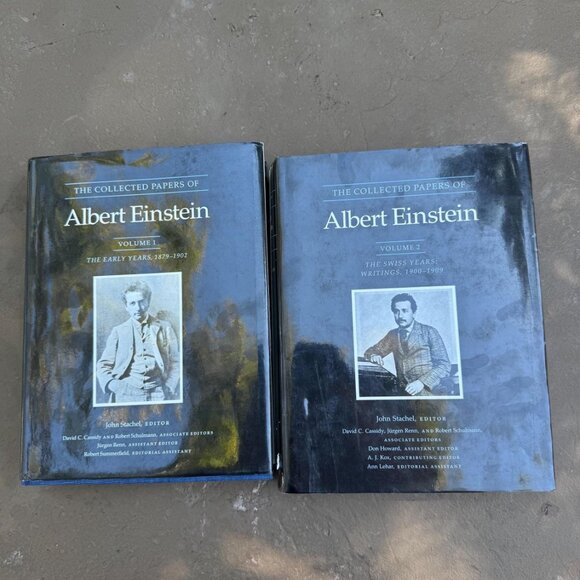 Vintage The Collected Papers of Albert Einstein Book Set 1989 - Picture 4 of 8